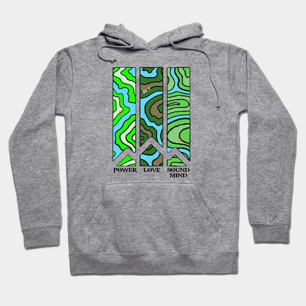 TOPOGRAPHY Hoodie by fiftyfive17